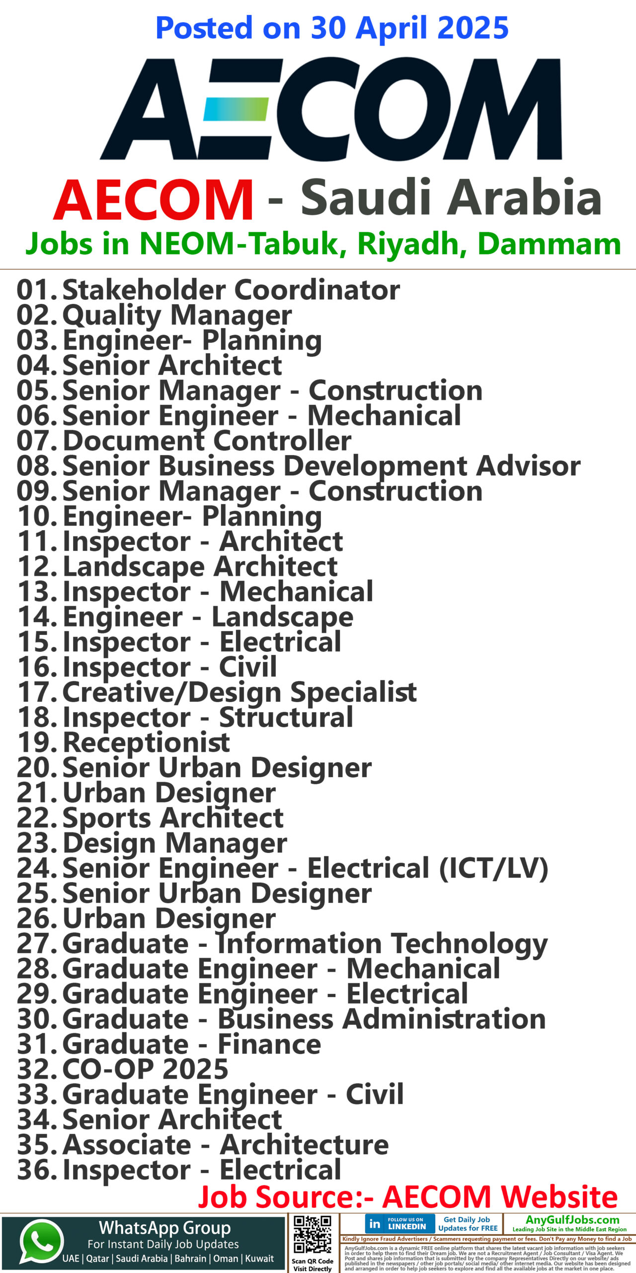 AECOM Jobs | Careers - Saudi Arabia