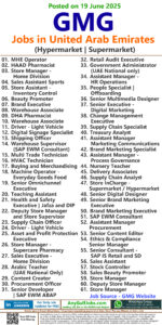 GMG Jobs | Careers - Abu Dhabi, Dubai - UAE