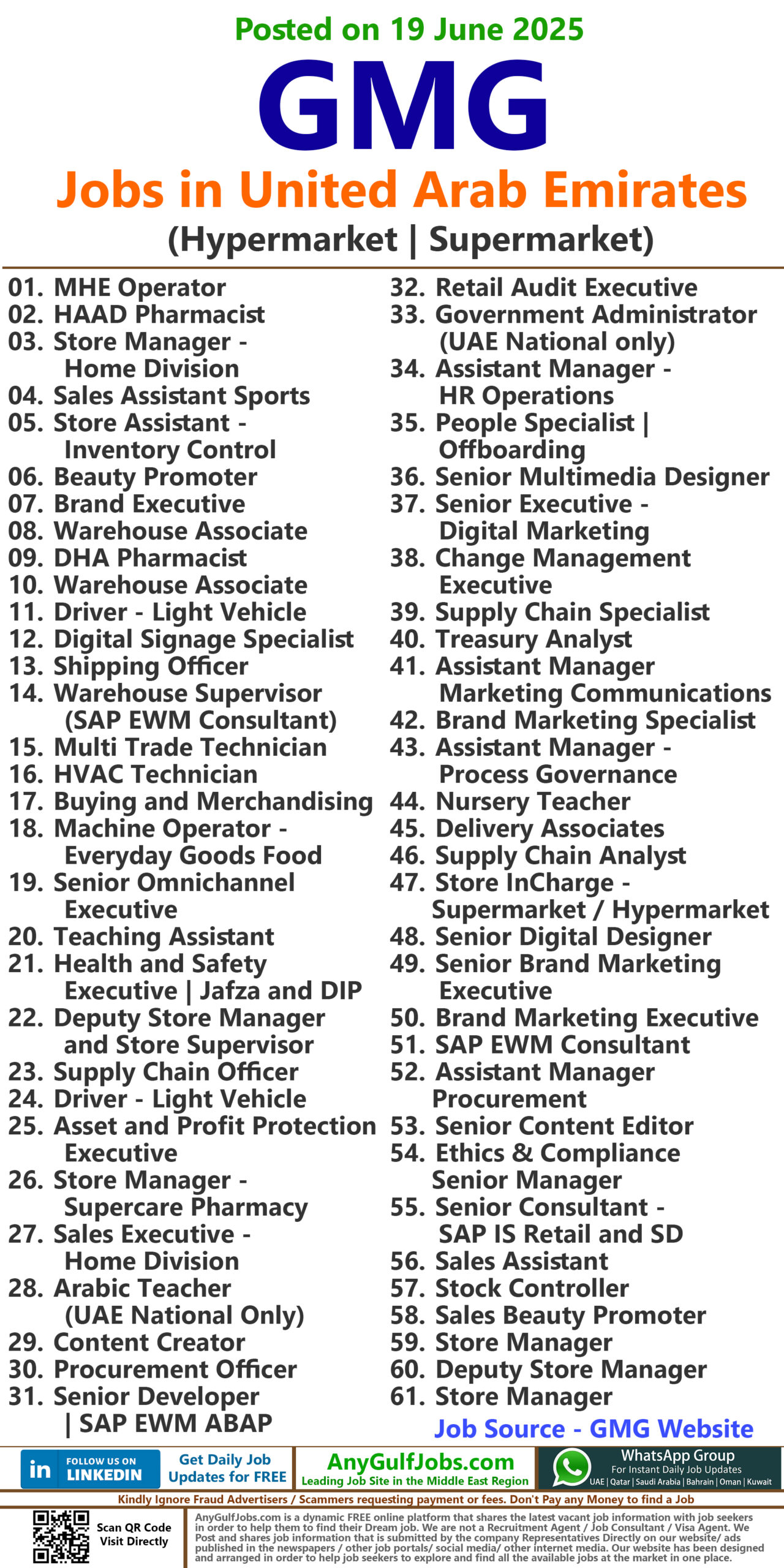 GMG Jobs | Careers - Abu Dhabi, Dubai - UAE