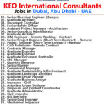 KEO Job Vacancies in Dubai, Abu Dhabi - UAE