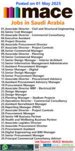 Mace Jobs | Careers - Saudi Arabia