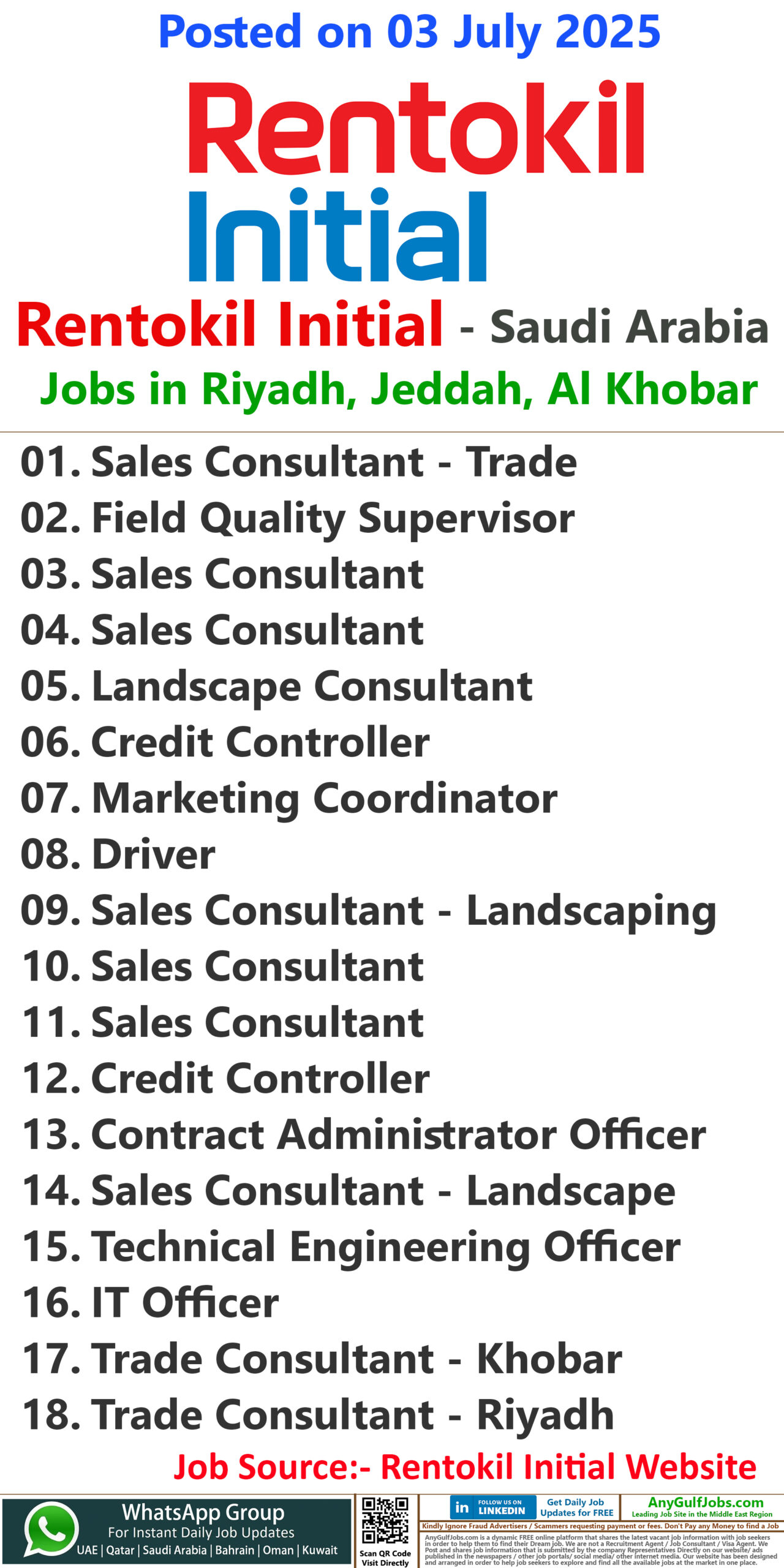 Rentokil Initial Jobs | Careers - Saudi Arabia