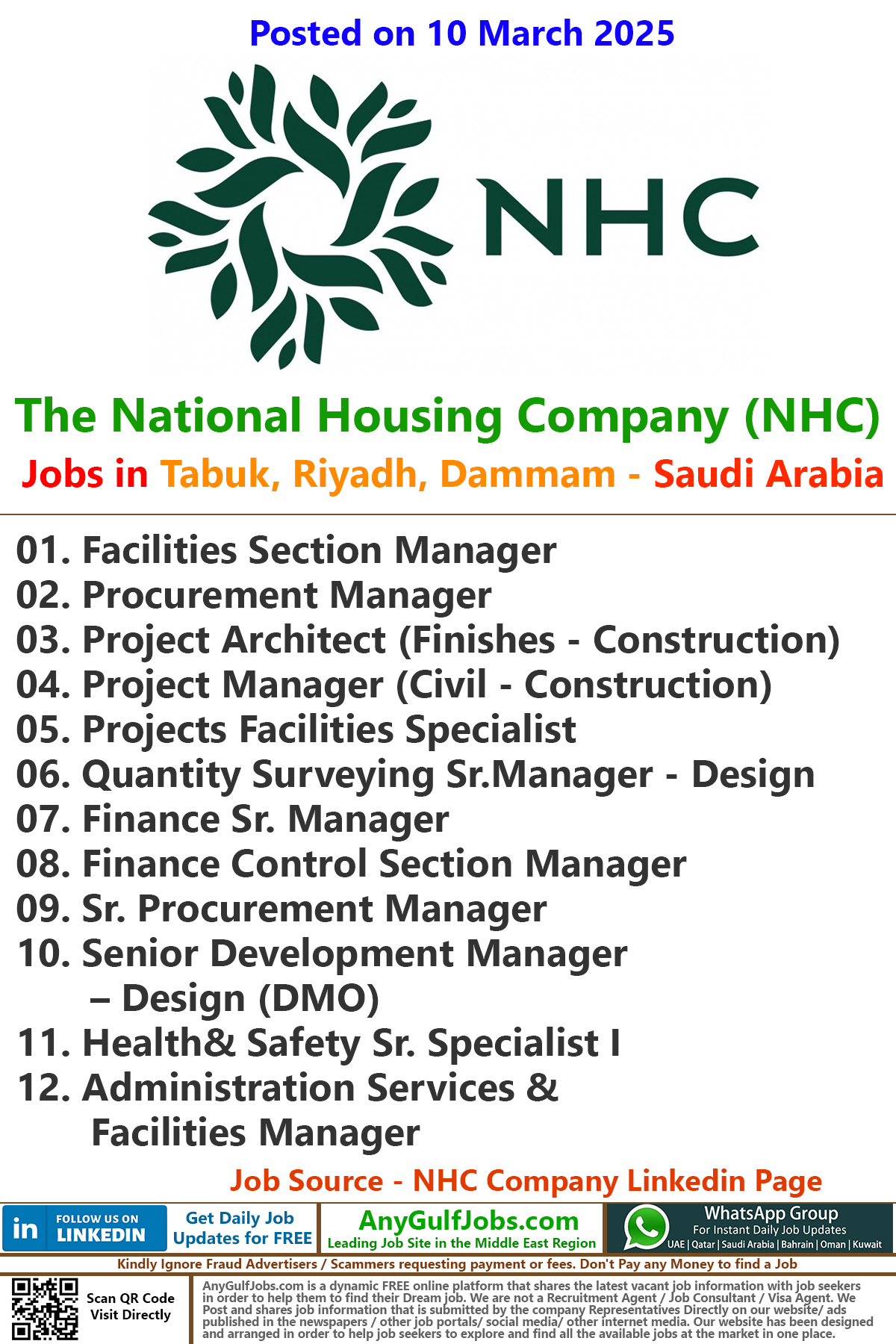 The National Housing Company (NHC) Jobs in Saudi Arabia