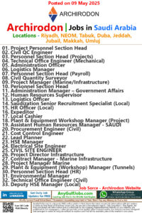 Archirodon Jobs | Careers - Saudi Arabia