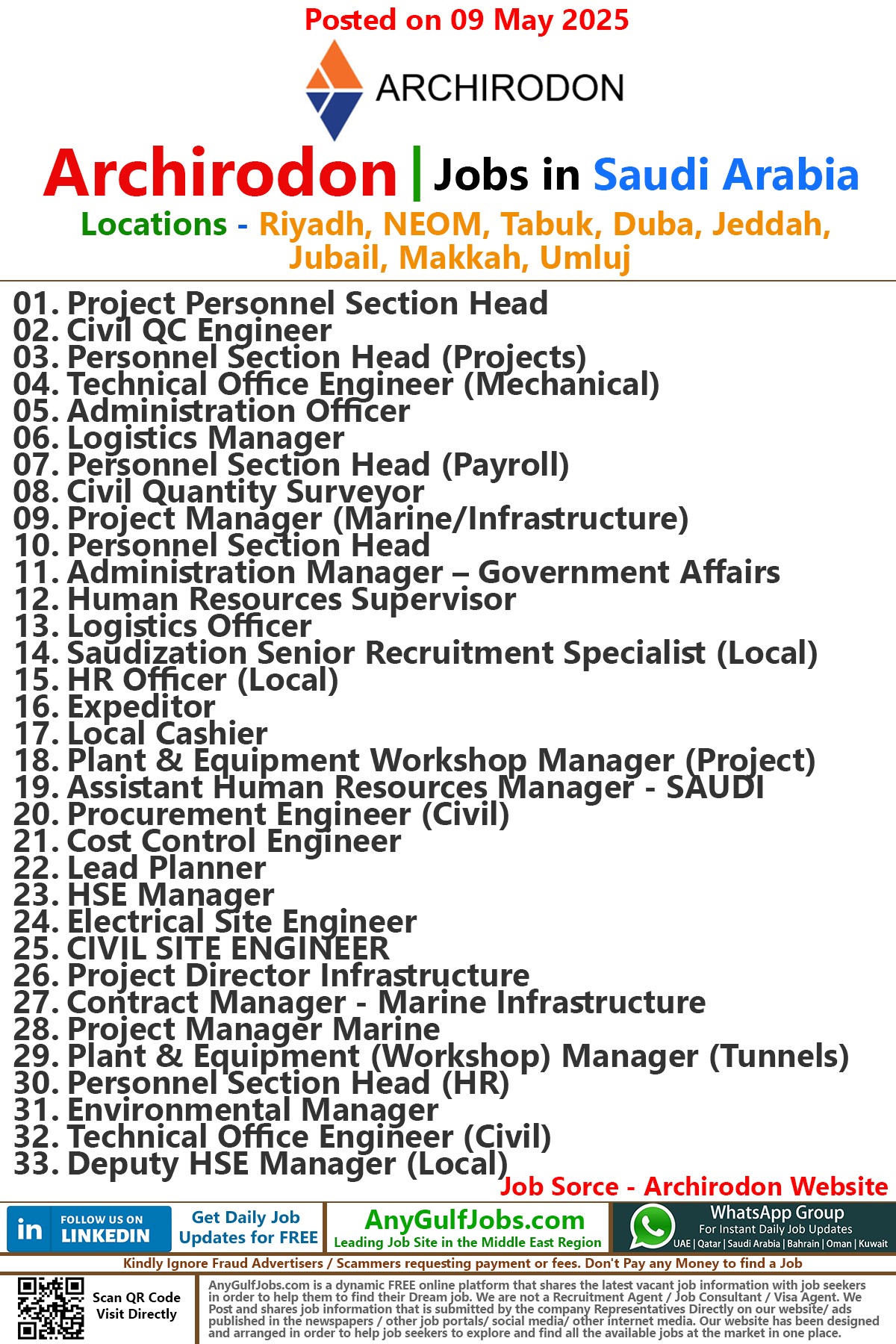 Archirodon Jobs | Careers - Saudi Arabia