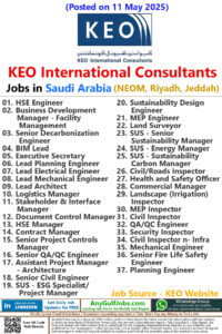 KEO Jobs | KEO International Consultants Careers in Saudi Arabia