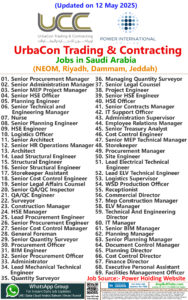 UCC | UrbaCon Trading & Contracting Jobs | Careers - Saudi Arabia