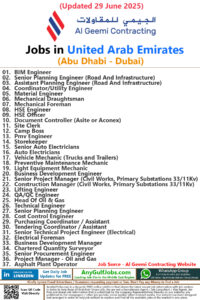 Al Geemi Contracting Jobs | Careers - United Arab Emirates