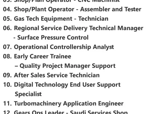 Baker Hughes Jobs | Careers - Saudi Arabia
