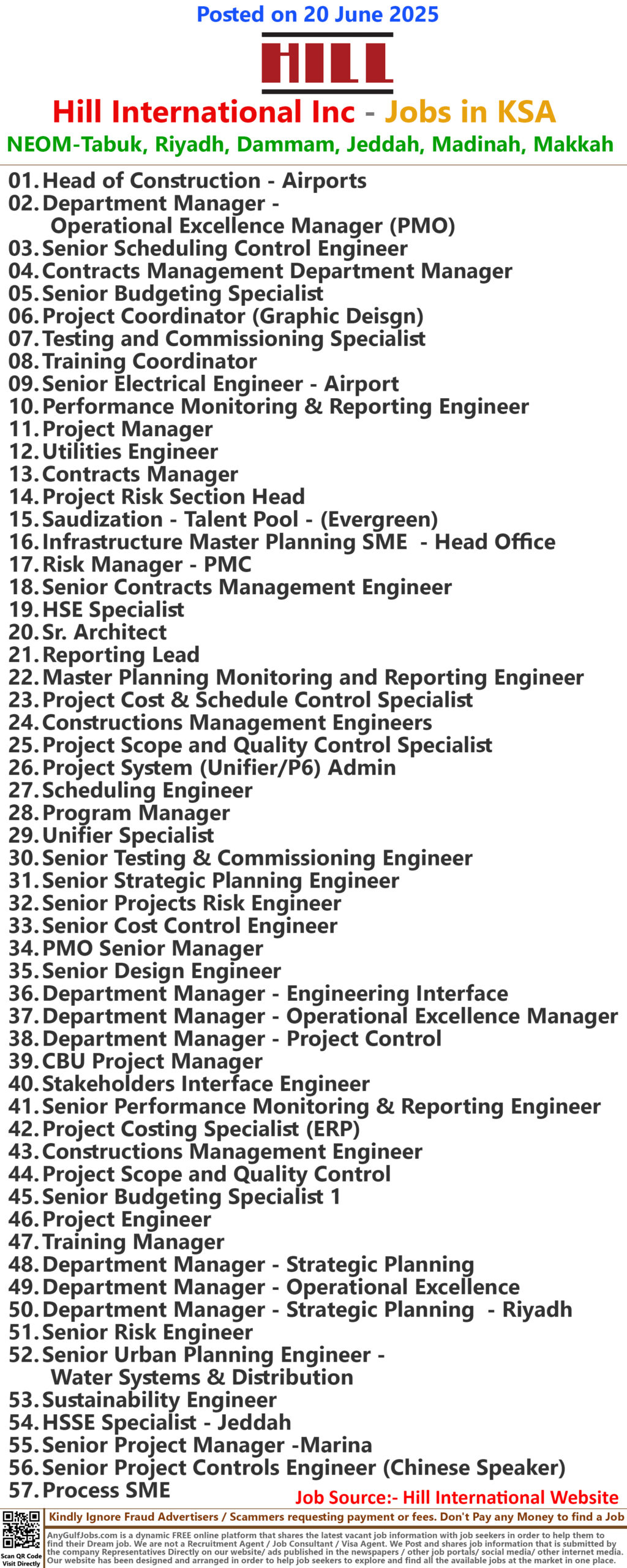 Hill International Inc Jobs | Careers – Saudi Arabia