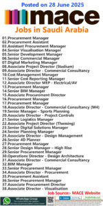 Mace Jobs | Careers - Saudi Arabia