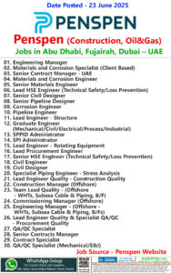 Penspen Jobs | Careers - Abu Dhabi, Fujairah, Dubai - UAE