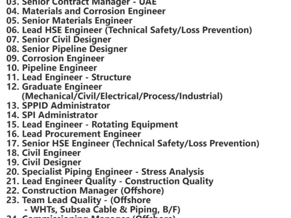 Penspen Jobs | Careers - Abu Dhabi, Fujairah, Dubai - UAE
