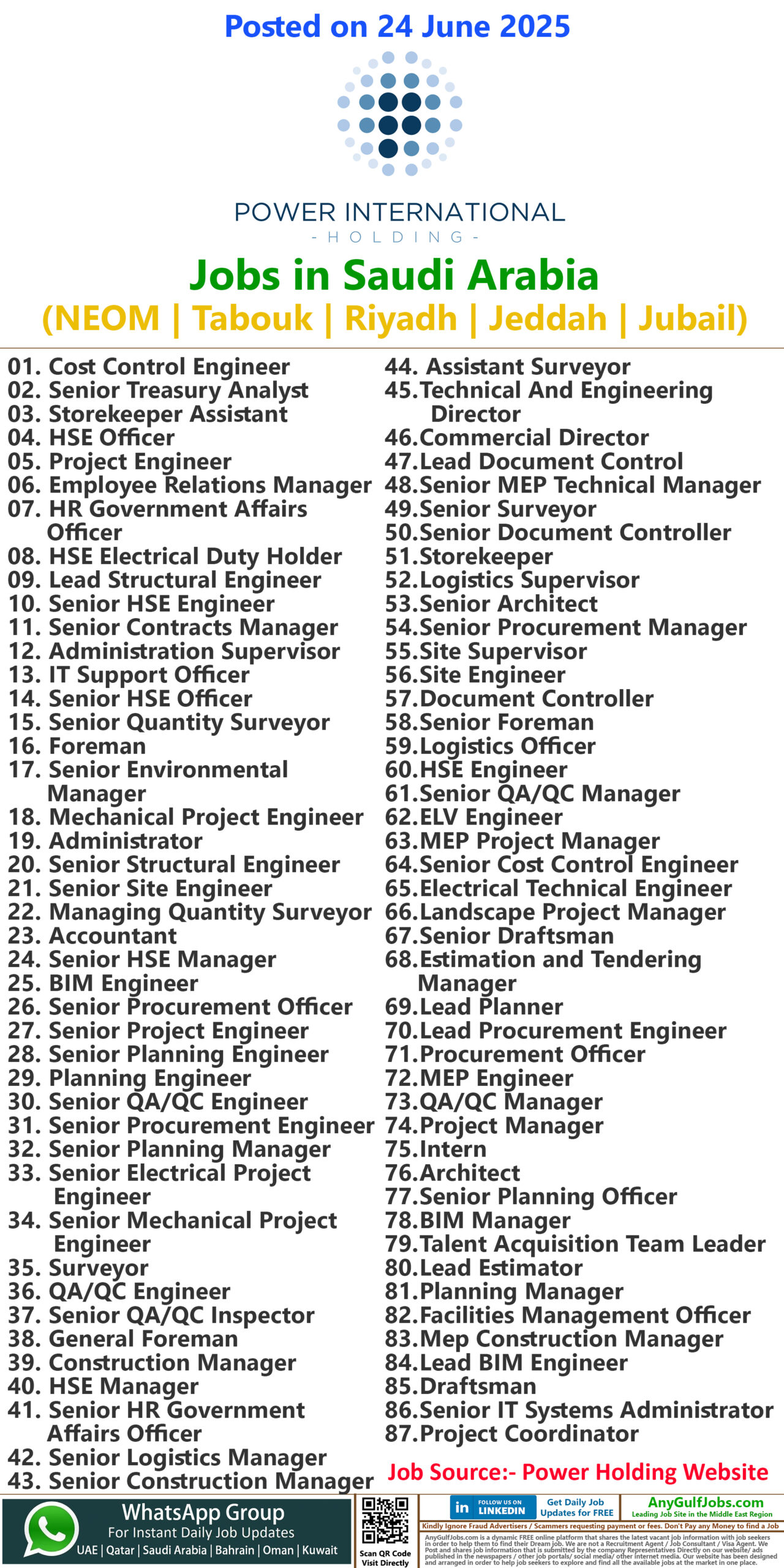 Power International Holding Jobs | Careers - Saudi Arabia