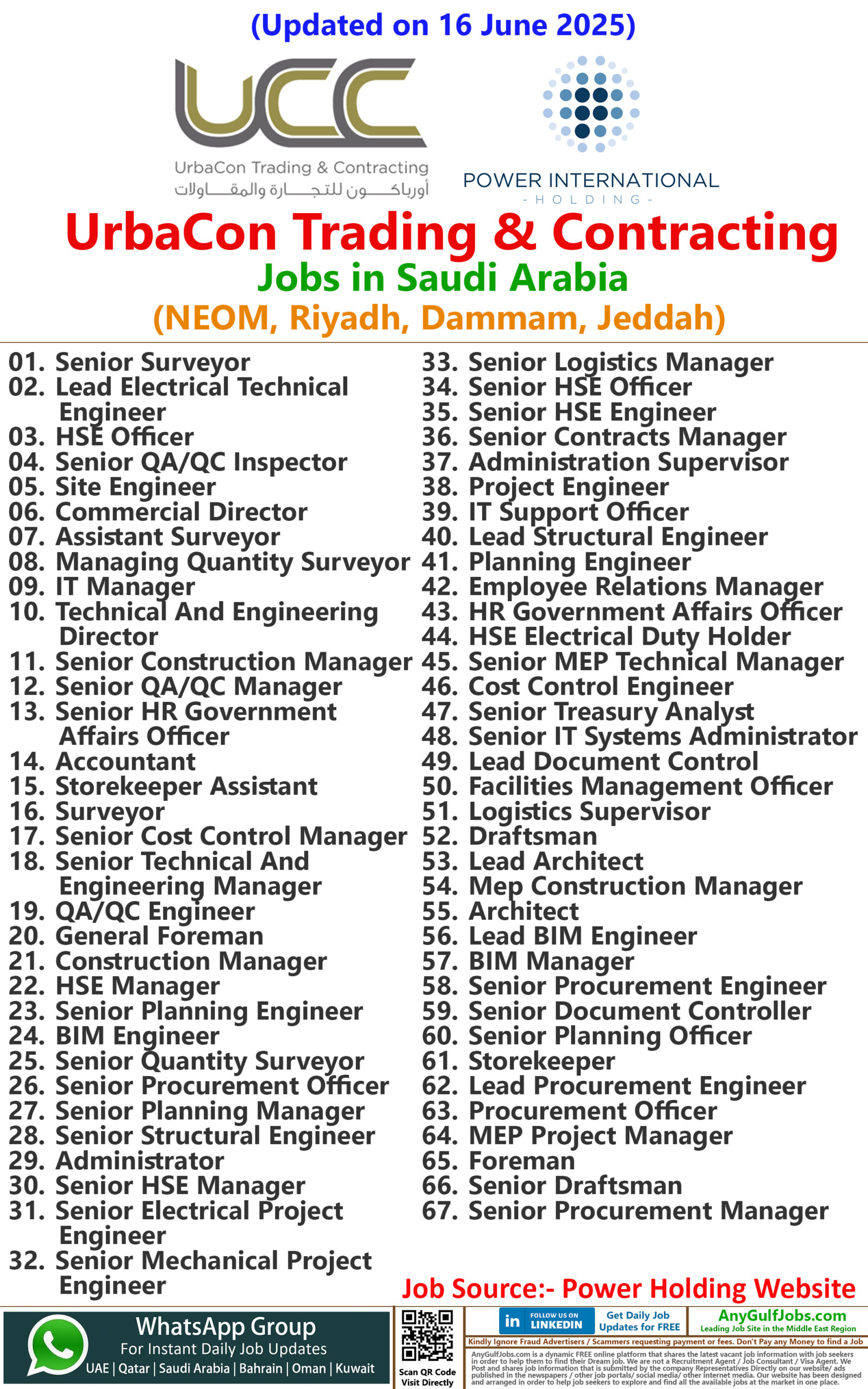 UCC | UrbaCon Trading & Contracting Jobs | Careers - Saudi Arabia