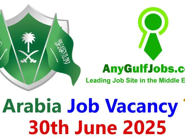 Saudi Arabia Job Vacancy Today - 30th June 2025