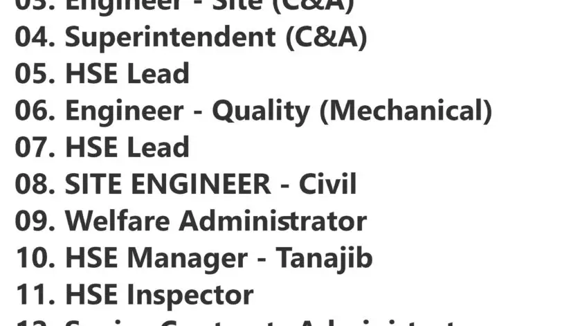 El Seif Engineering Contracting Jobs | Careers - Saudi Arabia