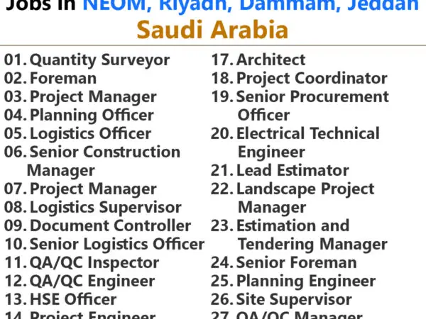 Elegancia Arabia Trading Jobs | Careers - NEOM, Riyadh - Saudi Arabia