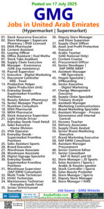 GMG Jobs | Careers - Abu Dhabi, Dubai - UAE