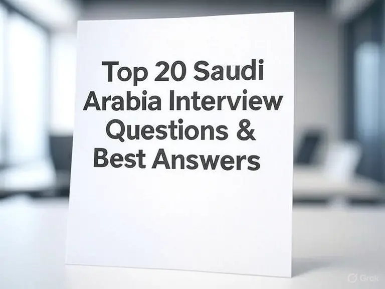 Top 20 Saudi Arabia Interview Questions & Best Answers
