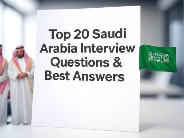 Top 20 Saudi Arabia Interview Questions & Best Answers