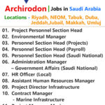 Archirodon Jobs | Careers - Saudi Arabia- Riyadh, NEOM, Tabuk, Duba, Jeddah, Jubail, Makkah, Umluj