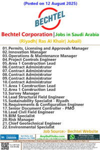 Bechtel Corporation Jobs | Careers - Saudi Arabia