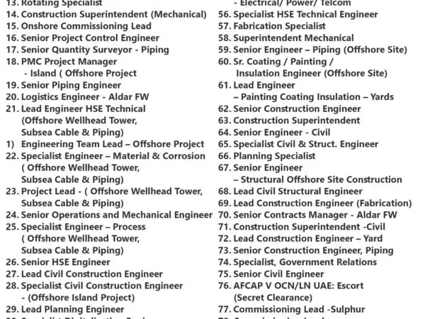 KBR Inc Jobs | Careers - Abu Dhabi - UAE
