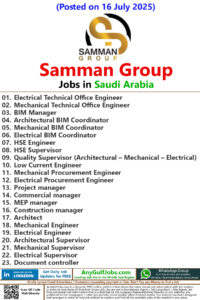 Samman Group Jobs | Careers - Saudi Arabia