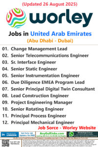 Worley Jobs | Careers - United Arab Emirates