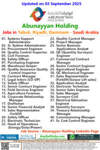 Abunayyan Holding Jobs | Careers - Saudi Arabia