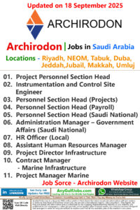 Archirodon Jobs | Careers - Saudi Arabia