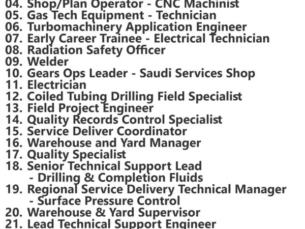 Baker Hughes Jobs | Careers - Saudi Arabia