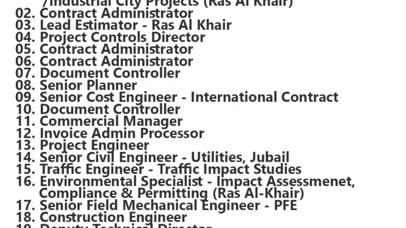 Bechtel Corporation Jobs | Careers - Saudi Arabia