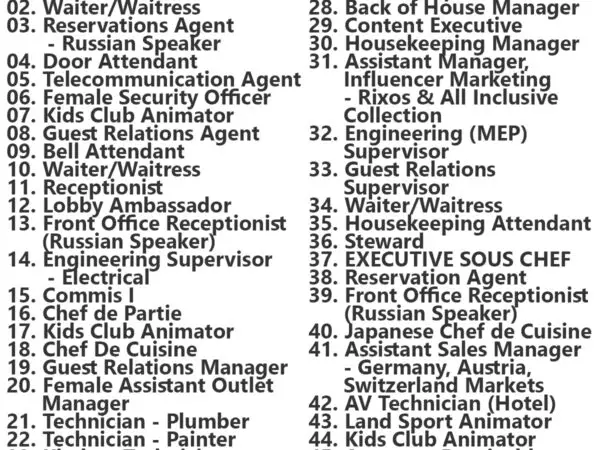 Rixos Hotels Jobs | Careers - Dubai - UAE 241 Rixos Hotels Jobs | Careers - Dubai - UAE