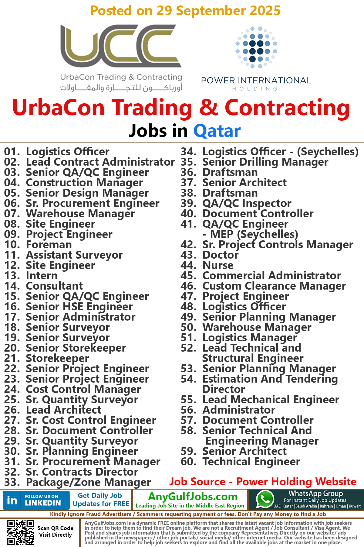 UrbaCon Trading & Contracting Jobs in Qatar