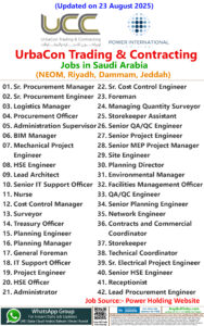 UCC | UrbaCon Trading & Contracting Jobs | Careers - Saudi Arabia