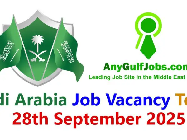 Saudi Arabia Job Vacancy Today - 28th September 2025 693 Saudi Arabia Job Vacancy Today - 28th September 2025