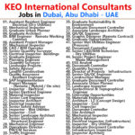 KEO Job Vacancies in Dubai, Abu Dhabi - UAE