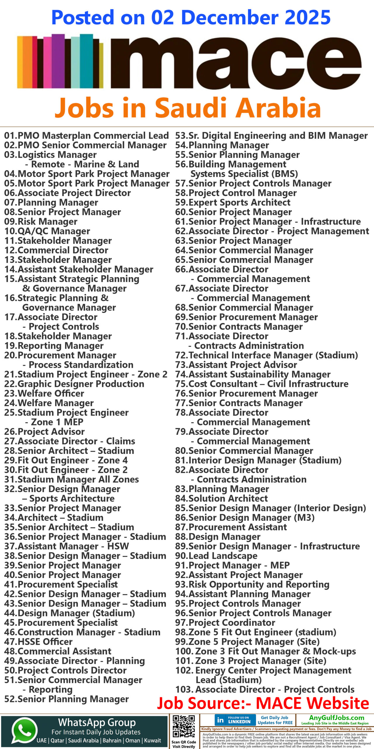 Mace Jobs | Careers - Saudi Arabia 2 Mace Jobs | Careers - Saudi Arabia