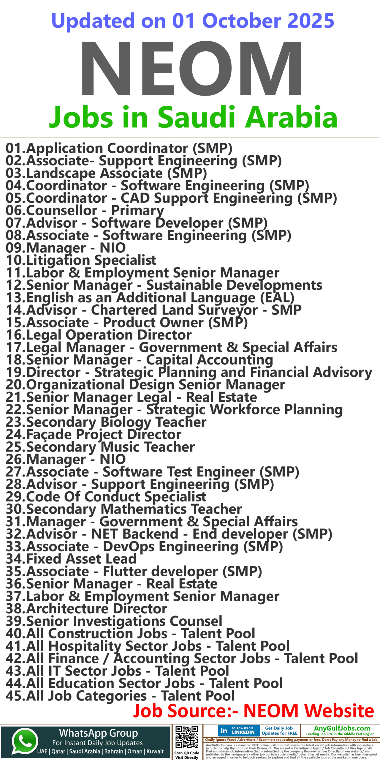 NEOM Jobs | Careers - Saudi Arabia