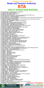 Roads and Transport Authority Jobs | Careers - United Arab Emirates