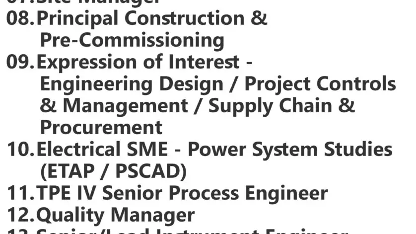 Wood Job Vacancies - Saudi Arabia - KSA