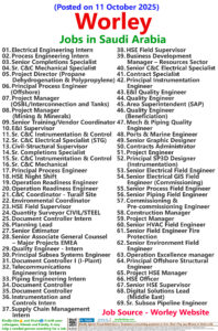 Worley Jobs | Careers - Saudi Arabia