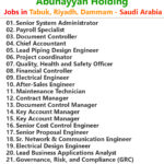 Abunayyan Holding Jobs | Careers - Saudi Arabia
