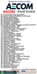 AECOM Jobs | Careers - Saudi Arabia