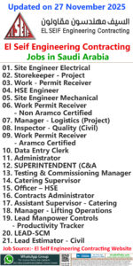 El Seif Engineering Contracting Jobs | Careers - Saudi Arabia 12 El Seif Engineering Contracting Jobs | Careers - Saudi Arabia