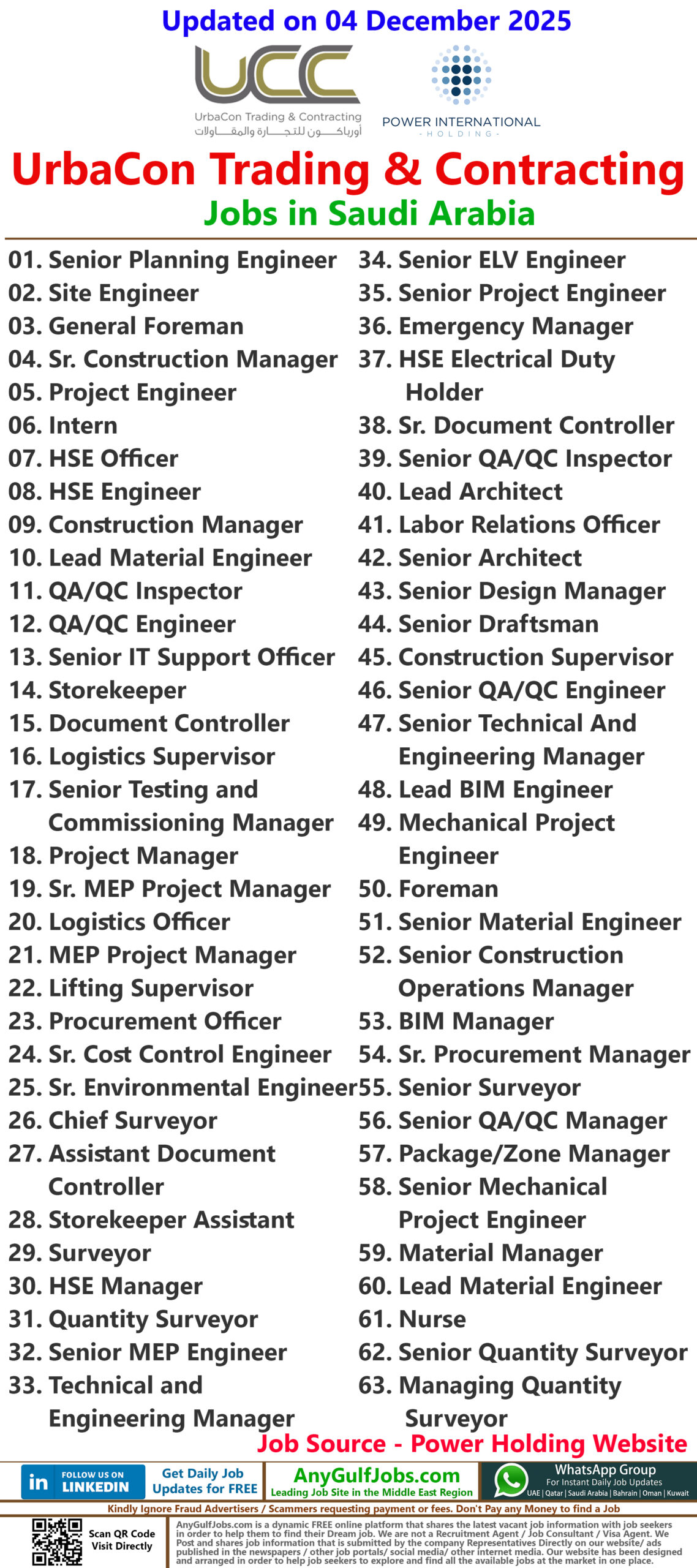 UCC | UrbaCon Trading & Contracting Jobs | Careers - Saudi Arabia 3 UCC | UrbaCon Trading & Contracting Jobs | Careers - Saudi Arabia