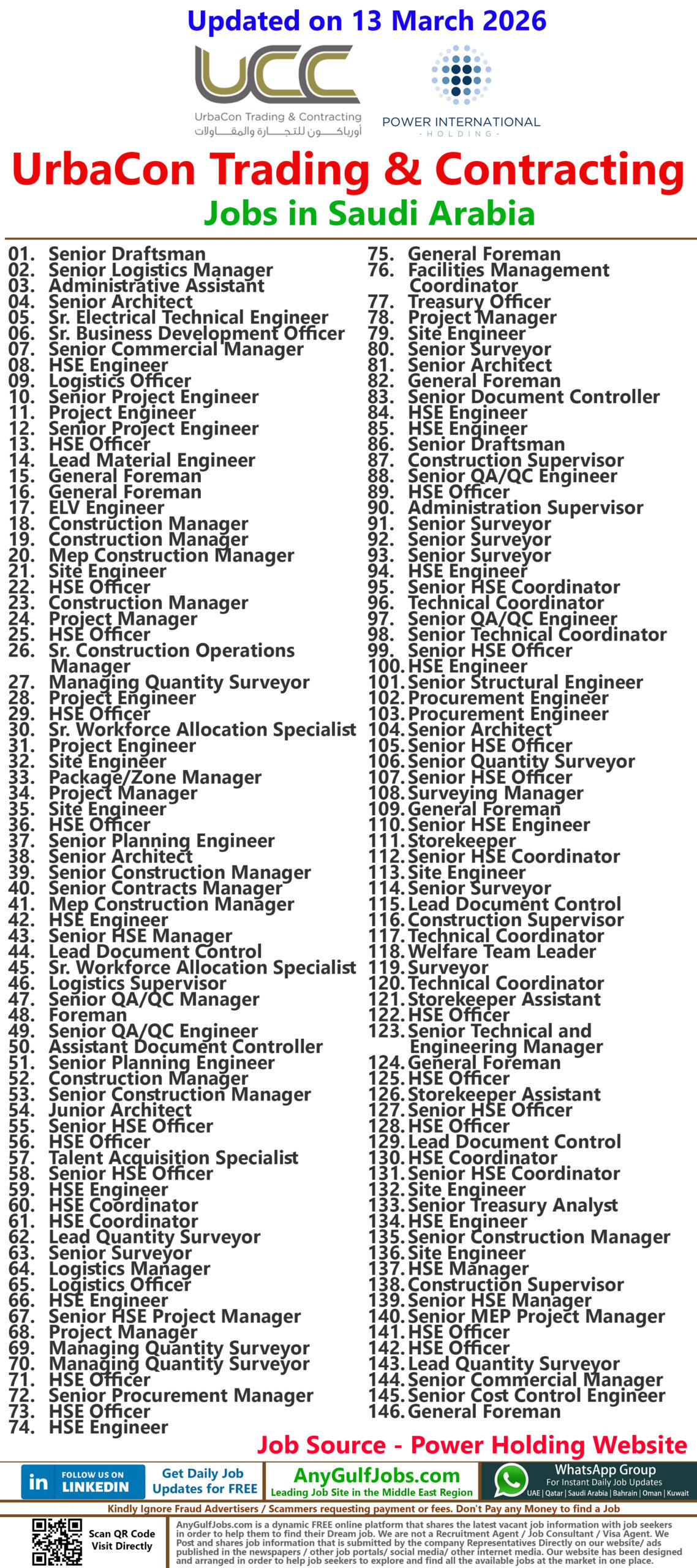 UCC | UrbaCon Trading & Contracting Jobs | Careers - Saudi Arabia