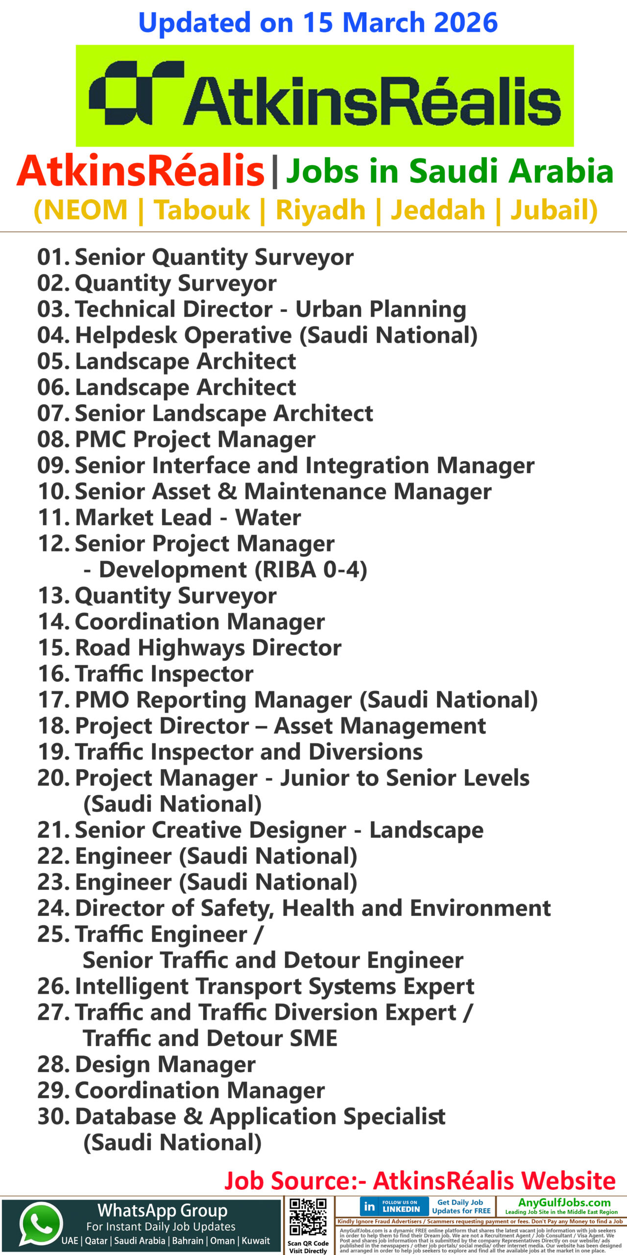 AtkinsRéalis Jobs | Careers - Saudi Arabia